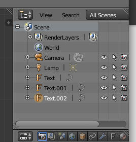 Blender Sniper Addon Text to Name