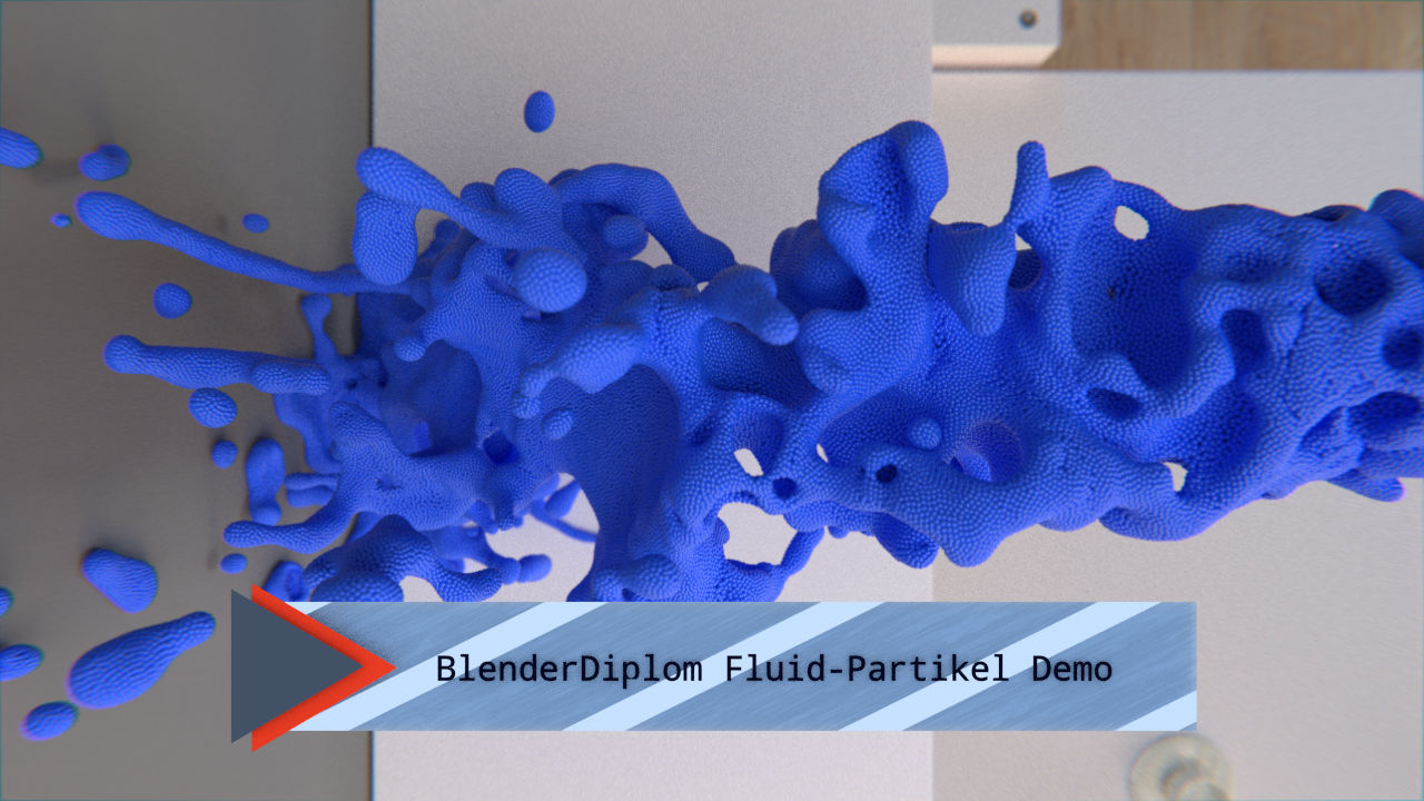 Blender Fluid Partikel Demo