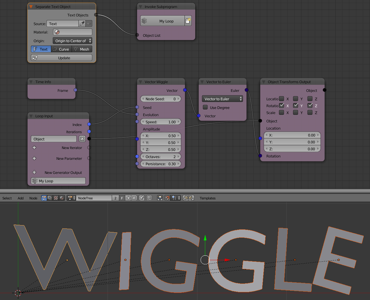 wiggle node blender animation nodes