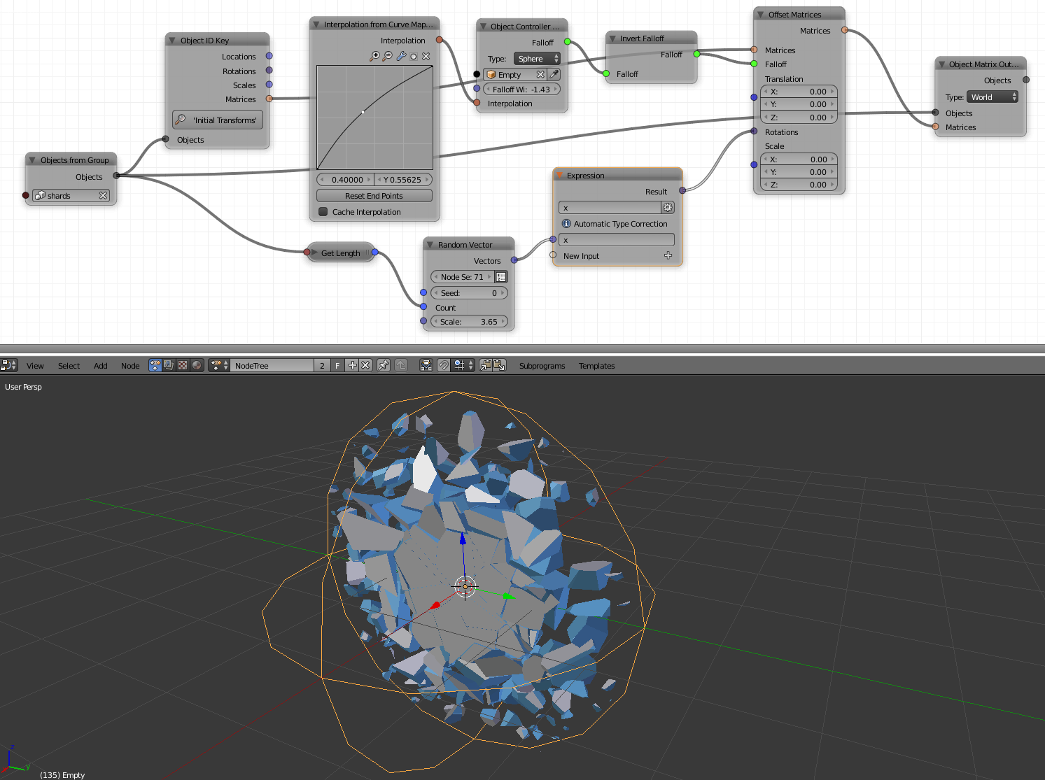 blender animation nodes falloff