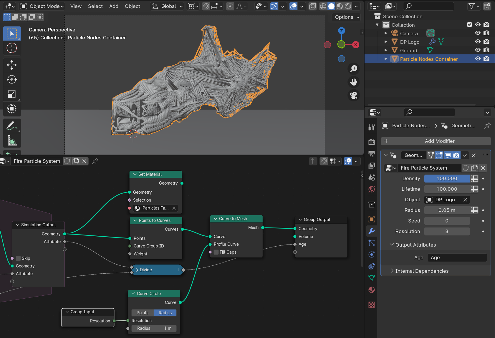 cycles simulation nodes