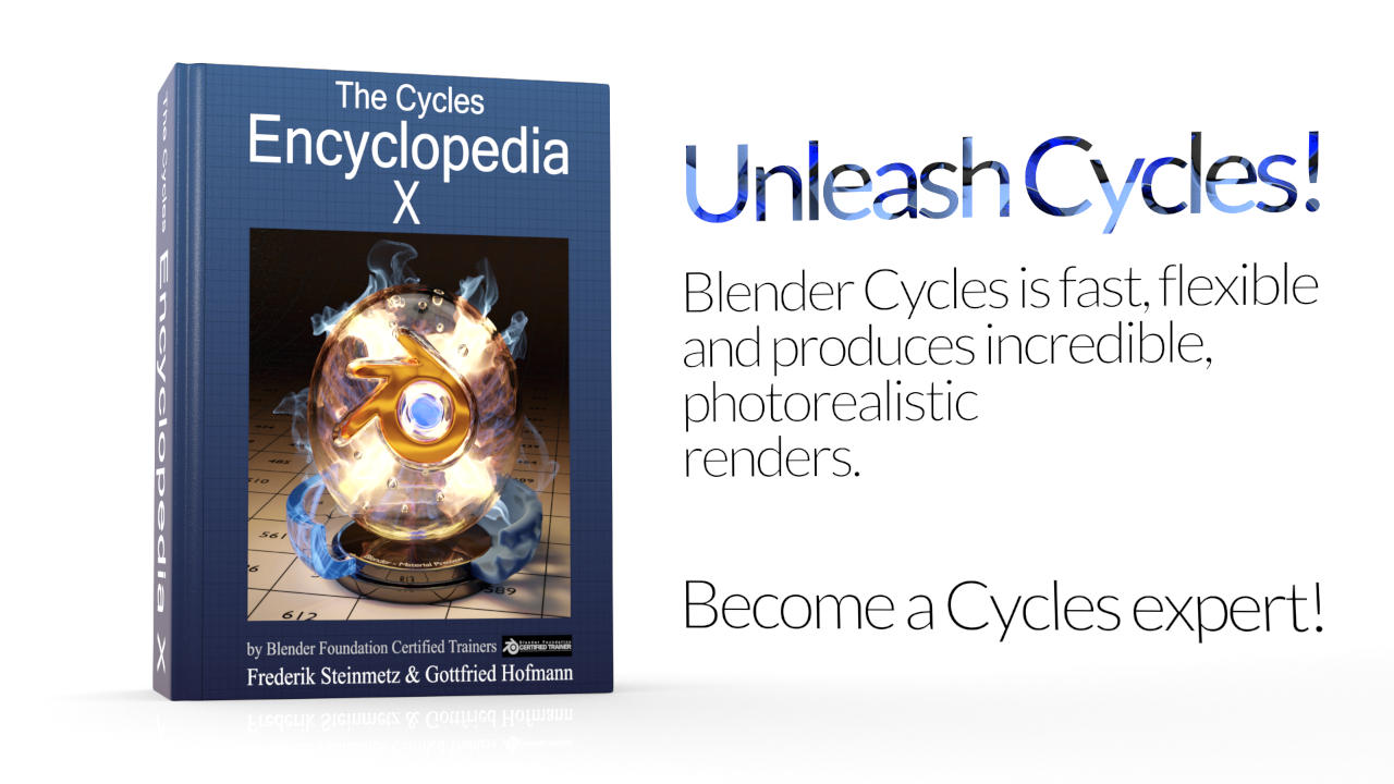 Promo image for The Cycles Encyclopedia - The definitve manual of the Cycles render engine
