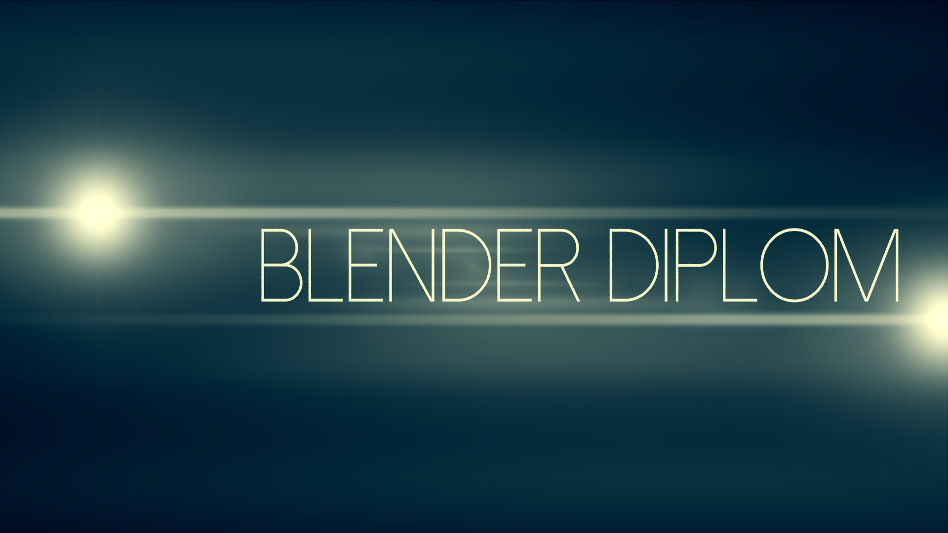 Blender lens flares