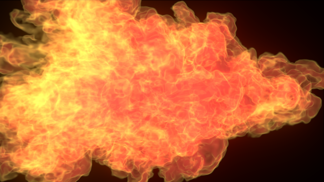 Blender Feuer Zeitlupe