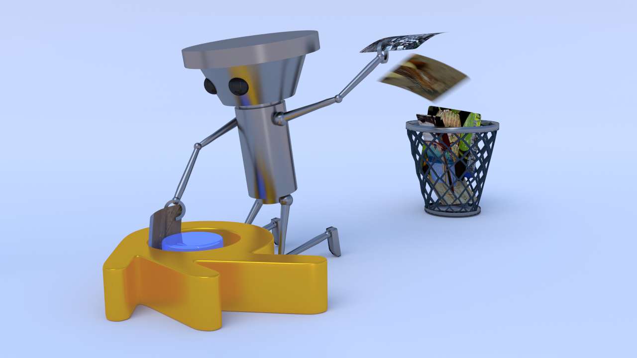 cleaning up blender