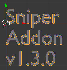Blender Sniper Addon Seperate Text Objects
