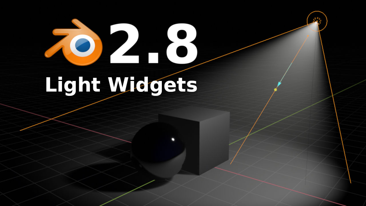 Blender 2.8 Light Widgets