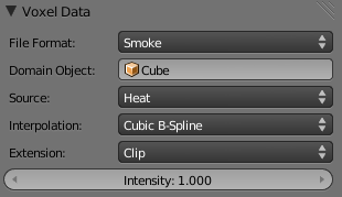 Settings Voxel Data