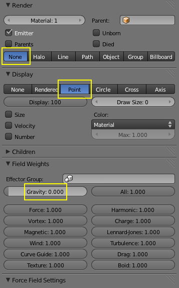 particle settings pt. 3