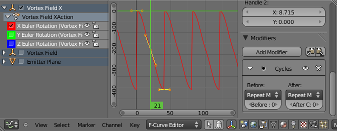 Cycles Modifier added